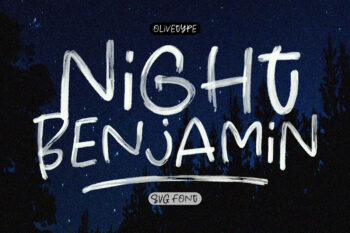 Night Benjamin SVG Font