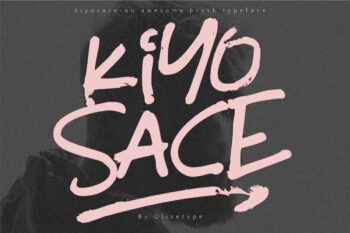 Kiyosace Hand Brush Font